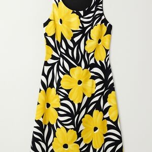 1017 ALYX 9SM Yellow and Black A-Line Sundress